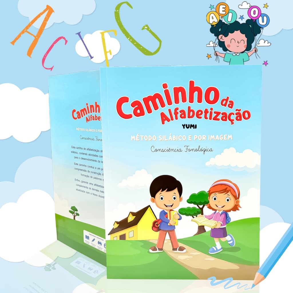 Livro De Atividades: Caminho Da Alfabetização | Apostila De Exercícios Escolares Divertidos - Zumi