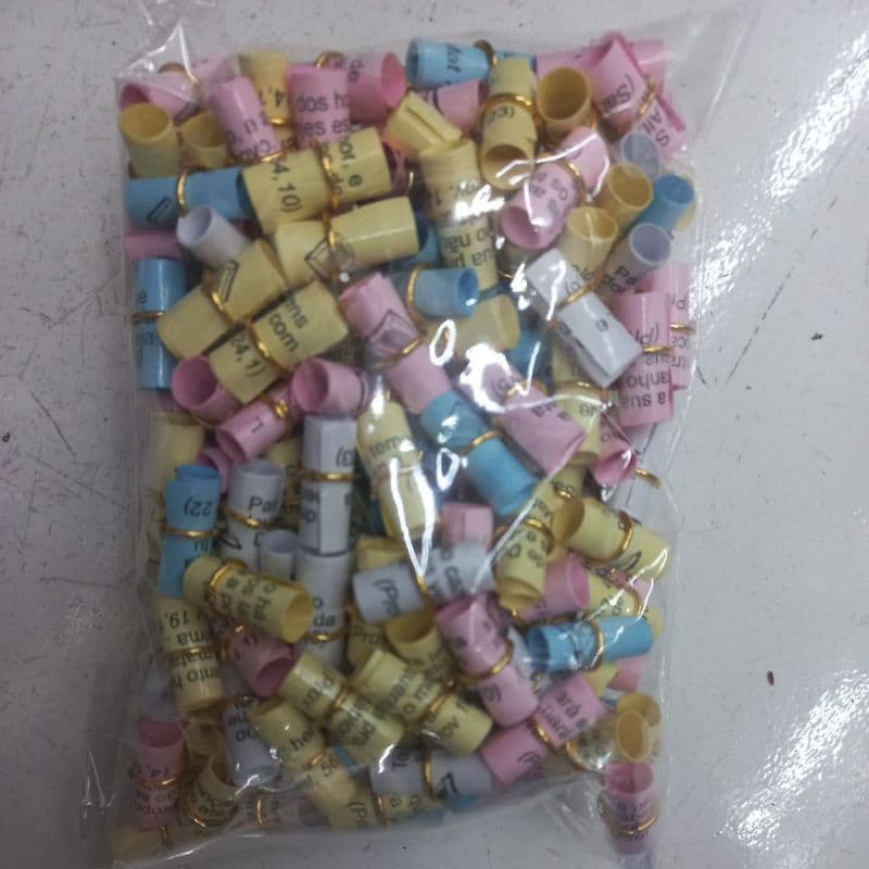 promessas enroladas enroladinhos 100 promessas caixa de promessas