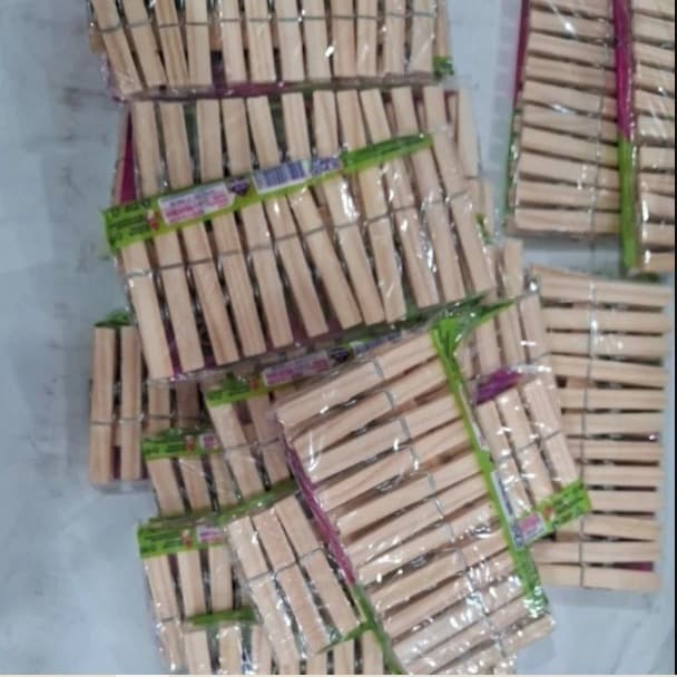 Prendedor de Roupa  - Pequeno MADEIRA - 300 UNIDADES. PROMOÇÃO