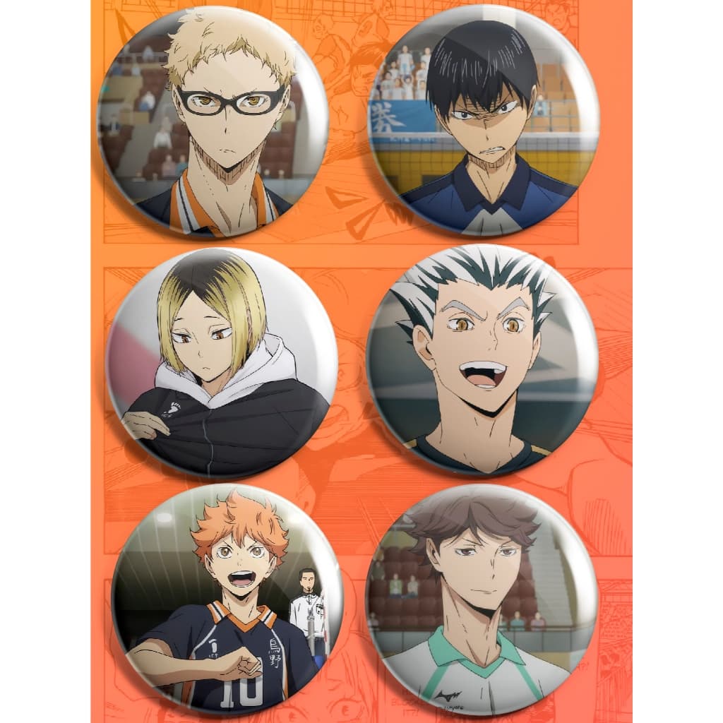 Bottons Broche Anime Haikyuu