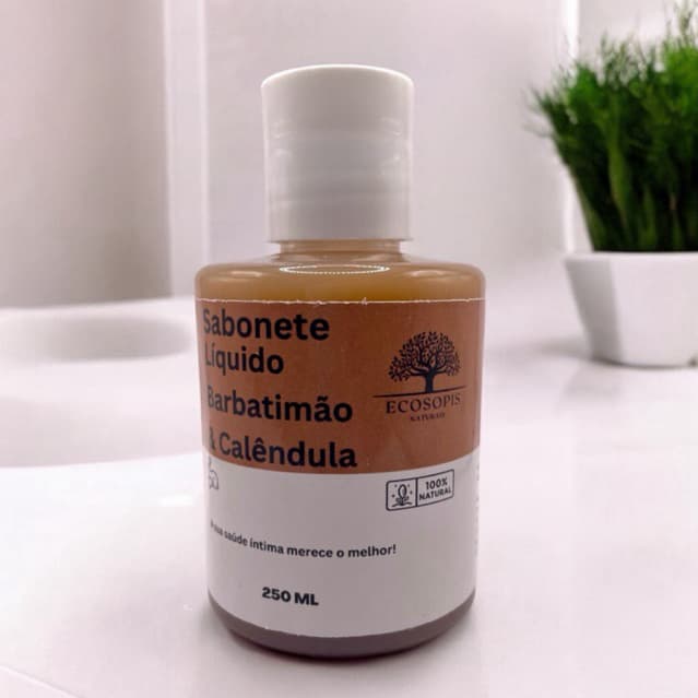 Sabonete Líquido Barbatimão e Calêndula 250ml