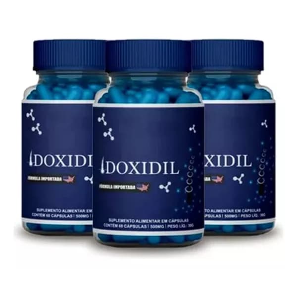 3x Doxidil  - Vitamina Capilar 180 Caps Promoção!