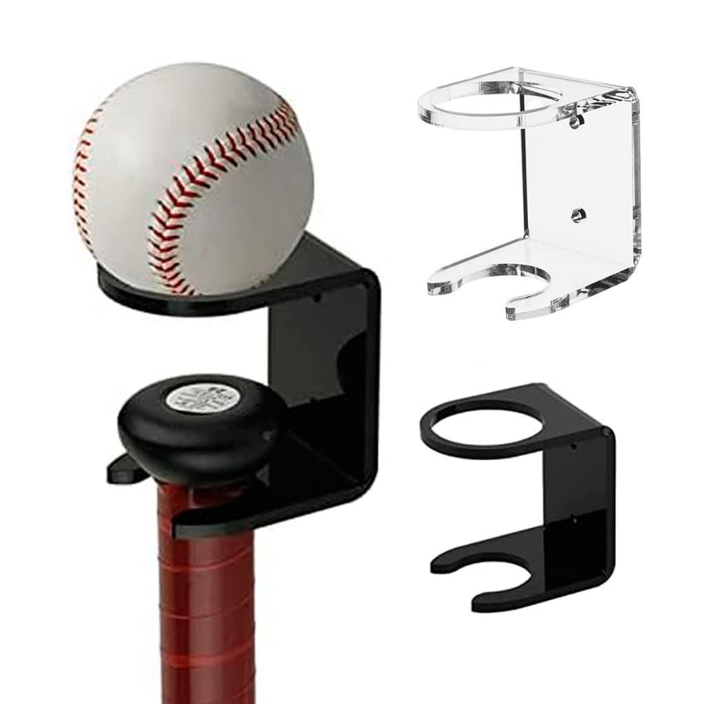 Suporte Parede Para Taco Bola Baseball Softball