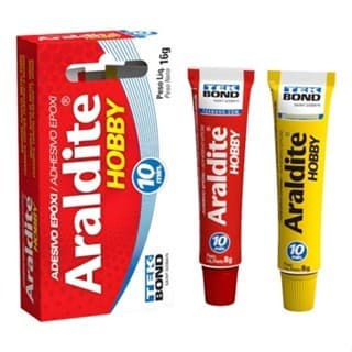 Araldite hobby cola epóxi 10 minutos 16g Tekbond