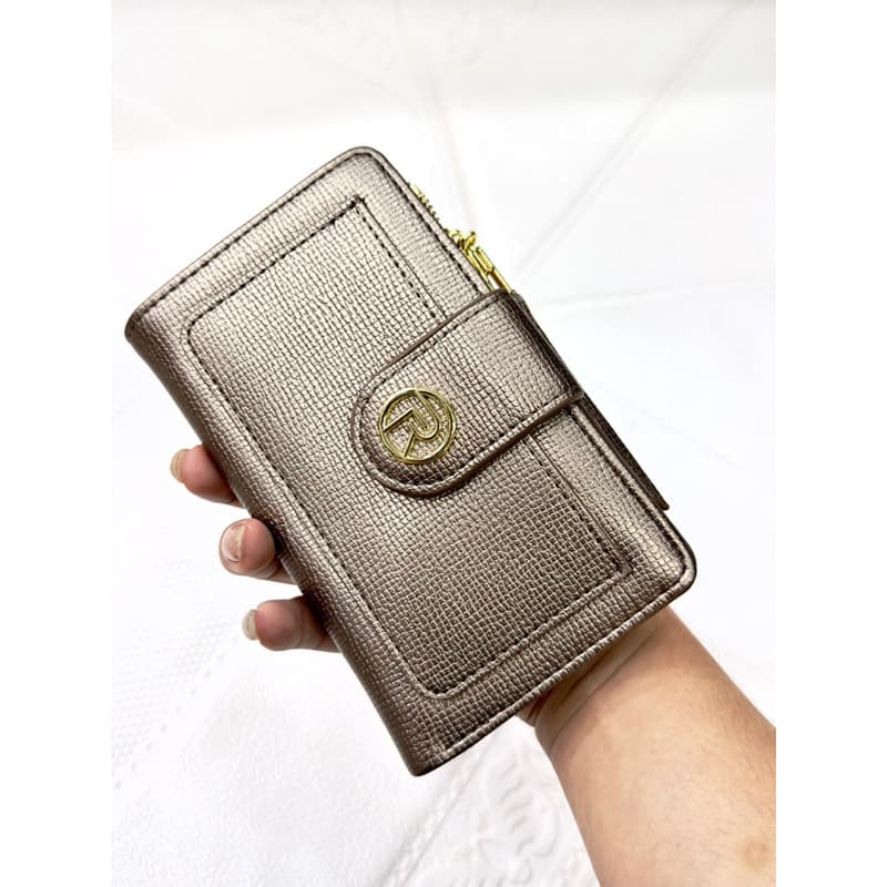 Moda feminina Carteira Duplas PAVAO DE OURO carteira pequena