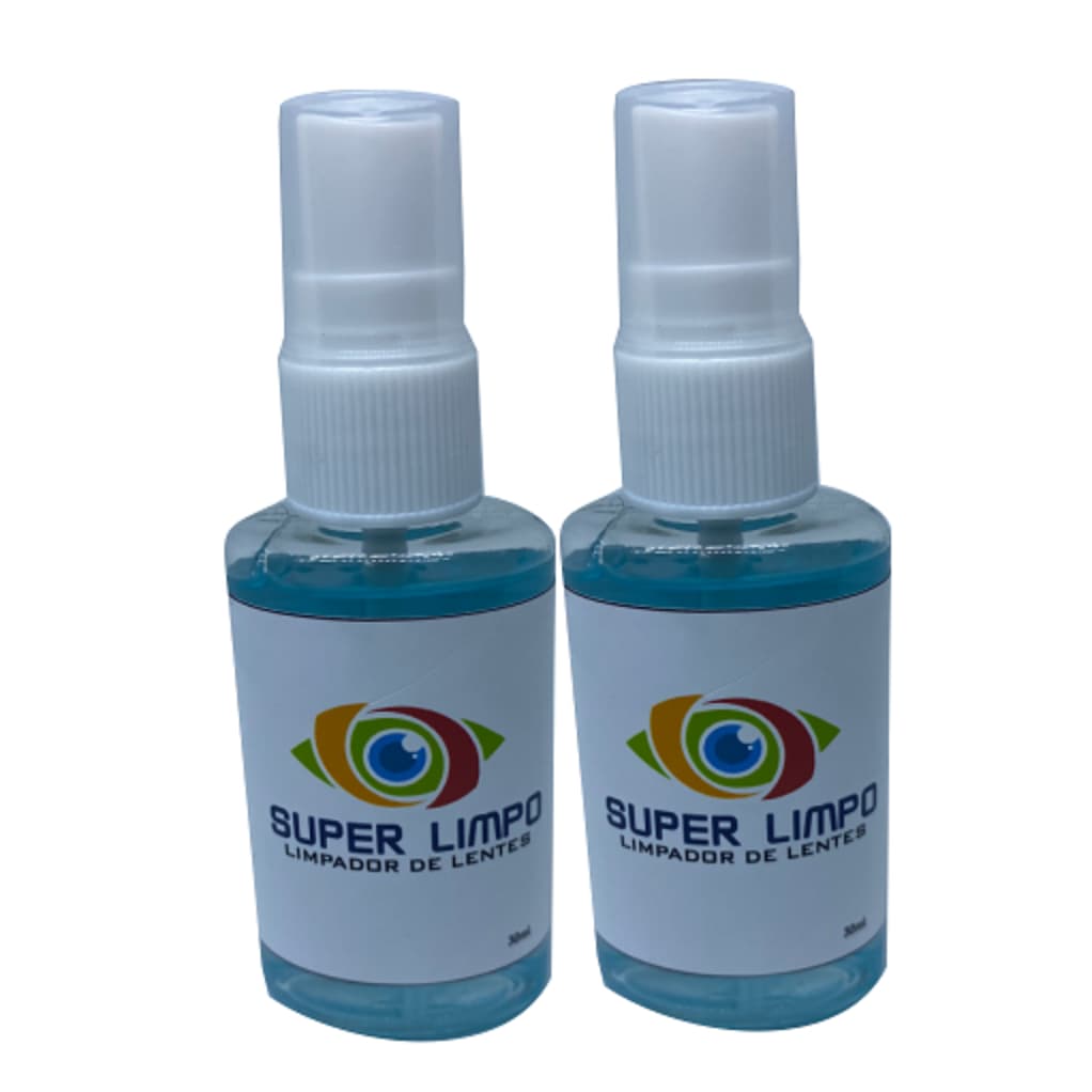 KIT 12 Spray Limpador de Lentes de Câmeras Fotográficas e Óculos 30ml