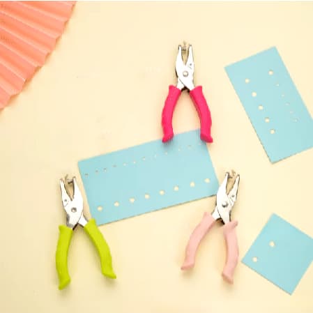 Perfurador Furador de Papel Eva Circulo Alicate 1 Furo Scrapbook 6mm/3mm