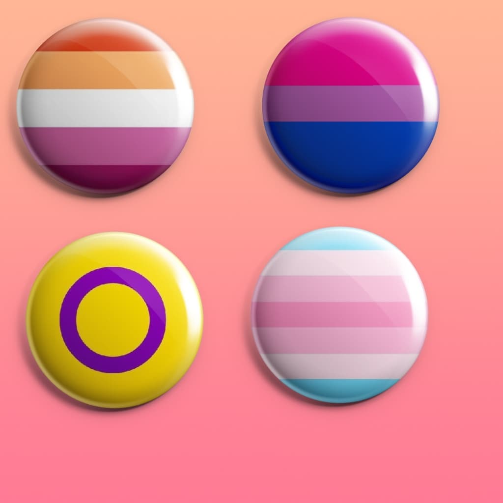Bottons Bandeira Lgbtqia+