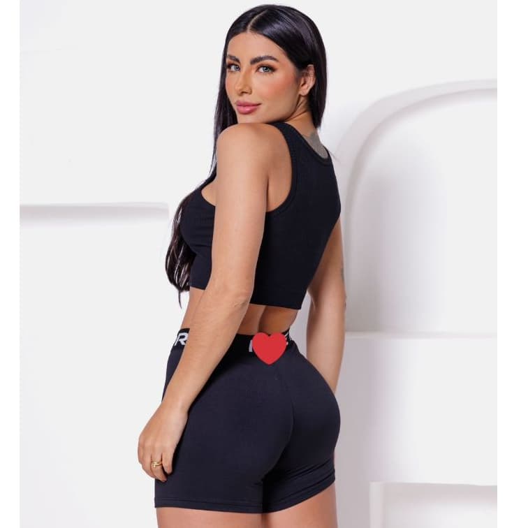 shorts Feminino academia shorts curto zero transparência Fitness