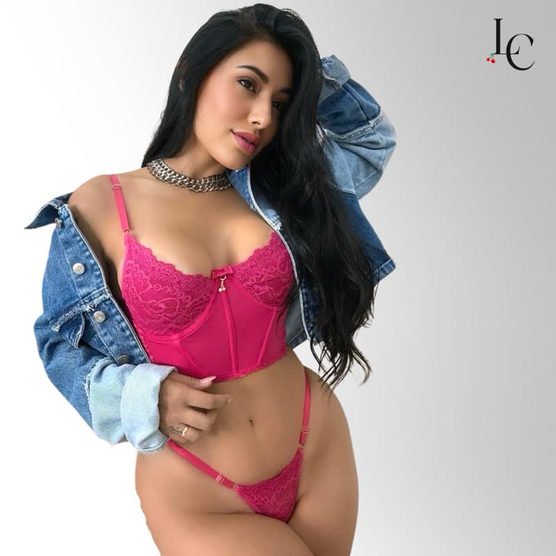 Mini Corselet Mel Modelador em Renda com Aro - sem Bojo, Ajustável, Realça a Cintura