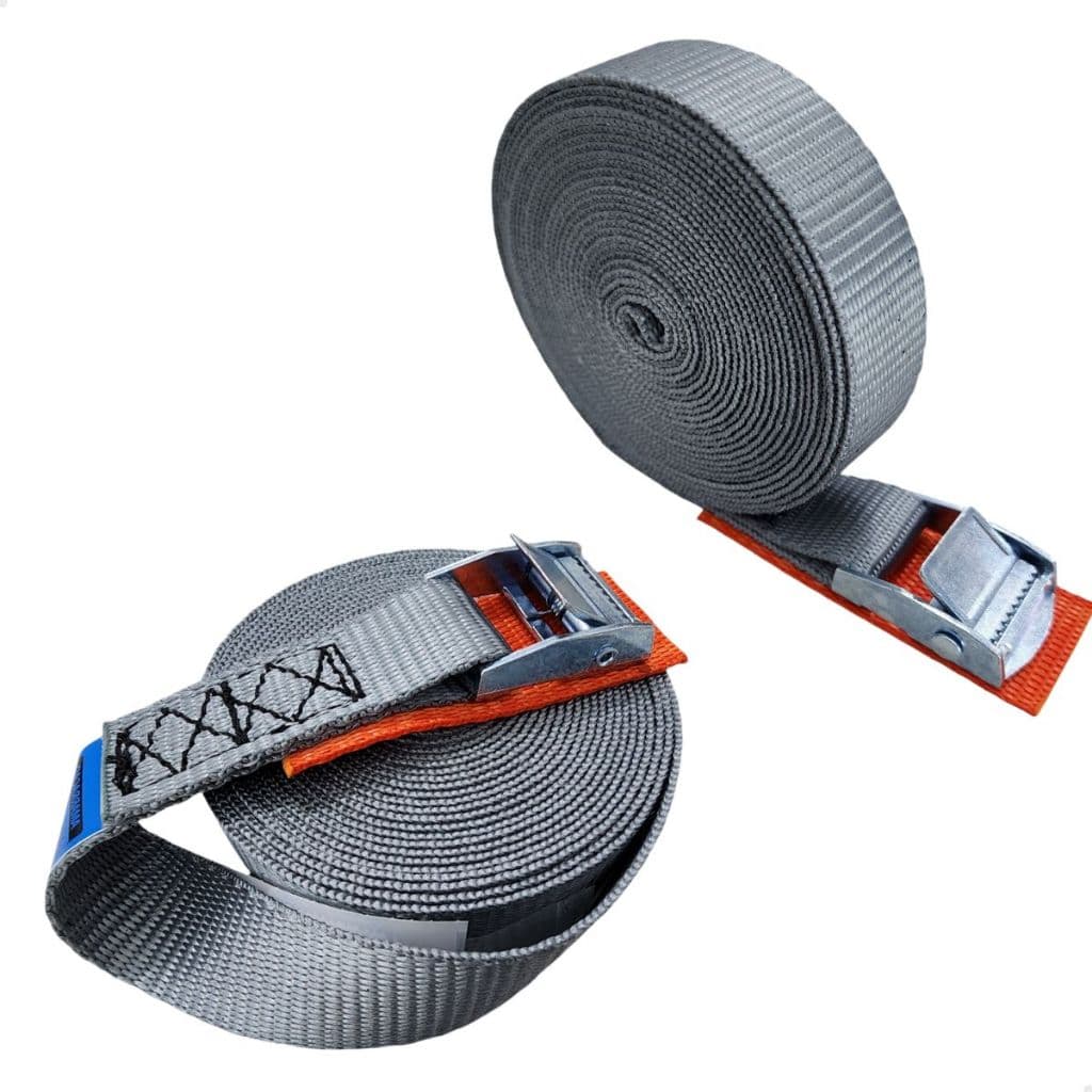 Par Cinta Fita De Rack Ideal P/ Transporte de Pranchas de Surf Long e Caiaque Amarração 4.5 Metros