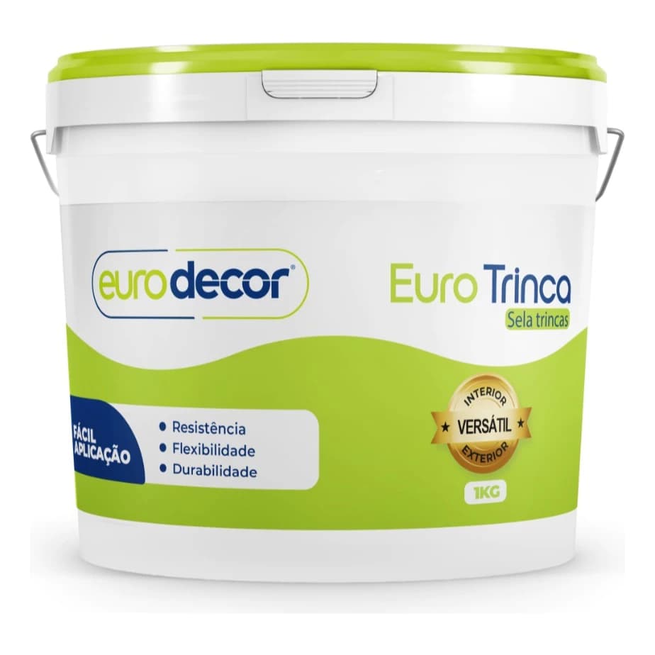 Sela Trinca Rachadura Furo Fissura Buraco 1KG Eurodecor Pronta Entrega