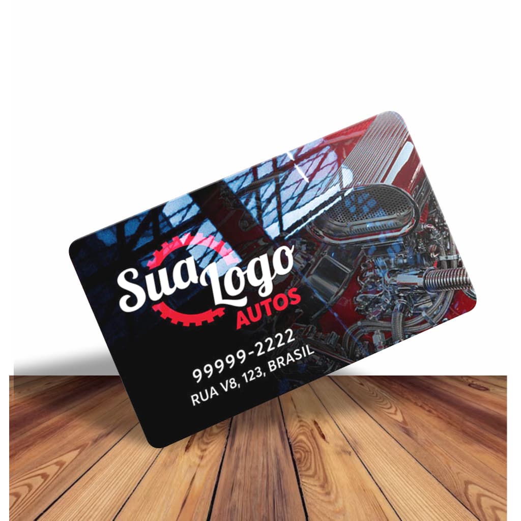 CARTÃO DE VISITAS 300 GRAMAS - FRENTE E VERSO COM CANTOS ARREDONDADOS