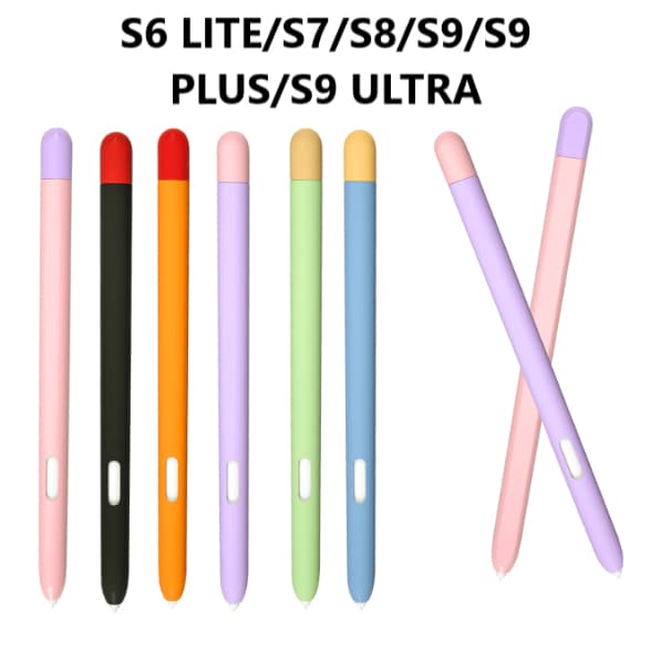 Capa Case Caneta Silicone S-pen Compatível Com S6 Lite/ S7/S8/S9/S9 Plus/S9 Ultra/ S10 FE/ S10 Lite
