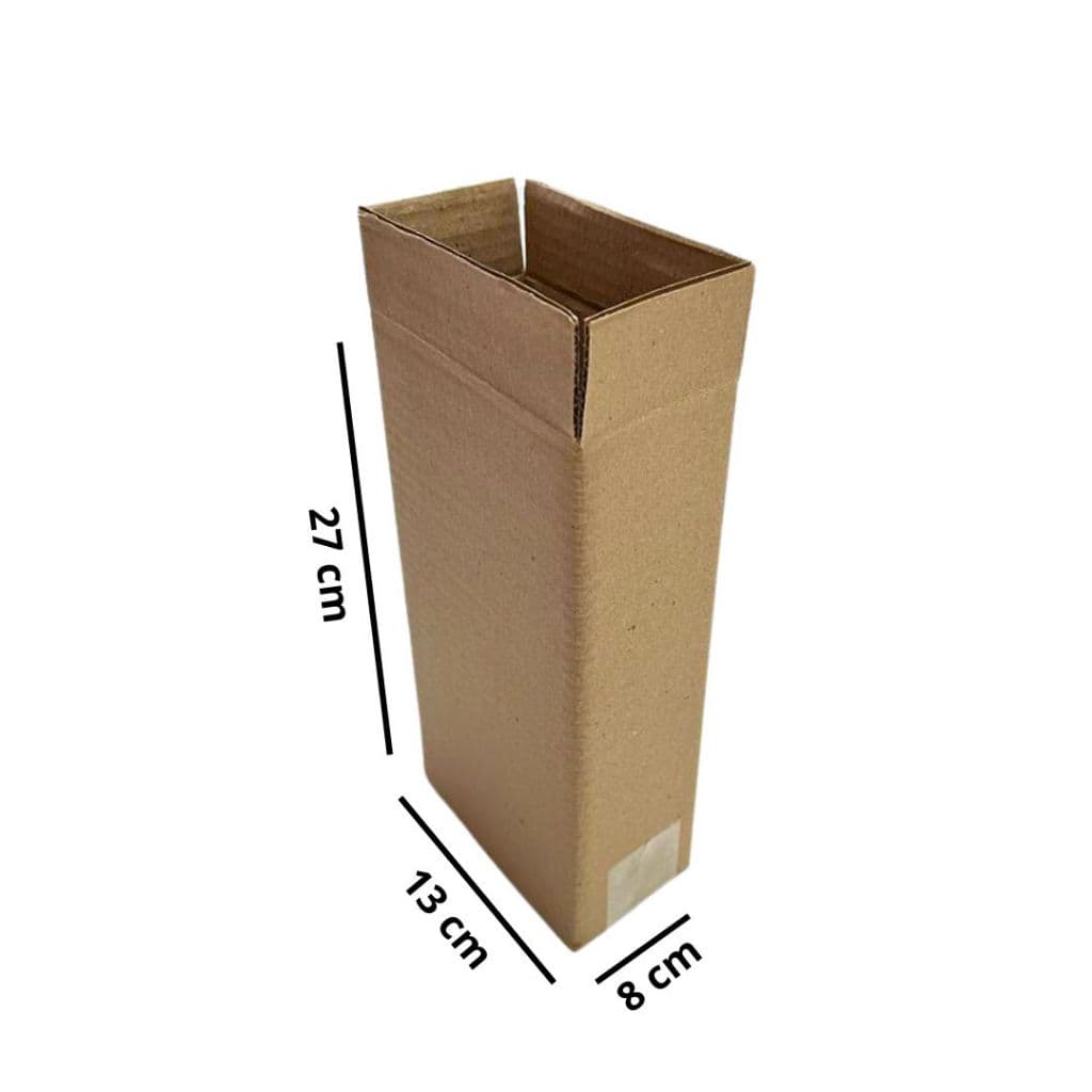 100 Caixas de Papelão 13x08x27 Modelo Maleta 13x8x27 Envios Correios Sedex