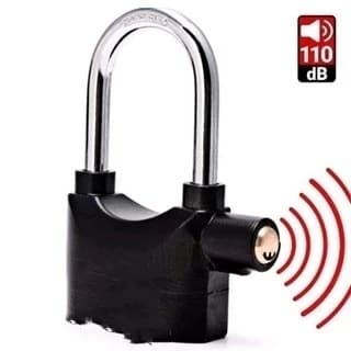 Cadeado Com Alarme Sonoro Anti-furto Comércio moto Prova De Água-Pronta Entrega