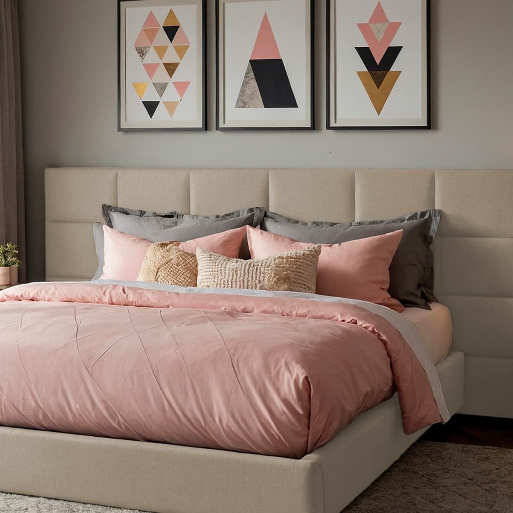 Kit Cabeceira Estofada Completa Adesiva em Modulos 40X30 para Cama de Solteiro Casal Queen King