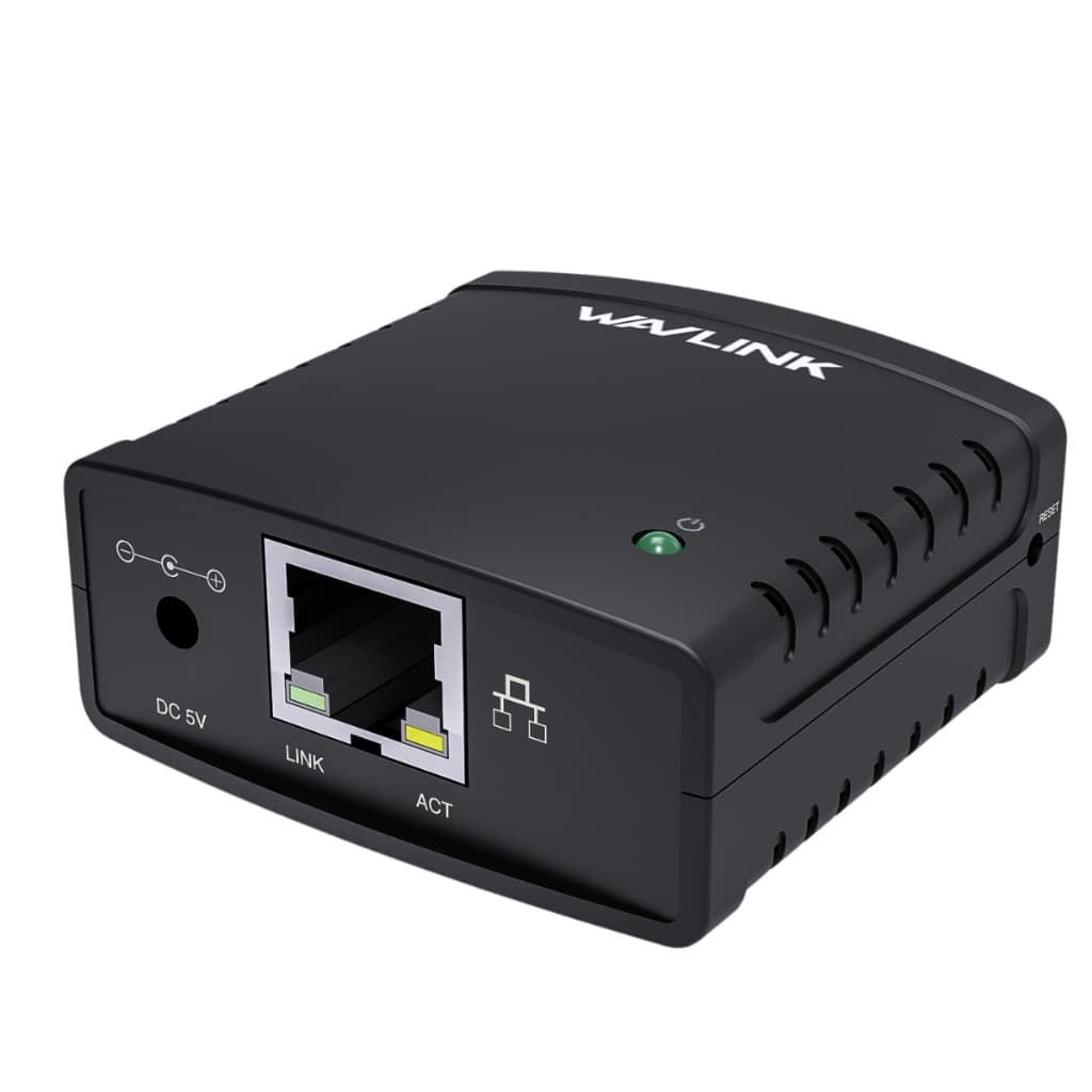 Servidor De Impressão Wavlink - Usb 2.0 Network Lpr