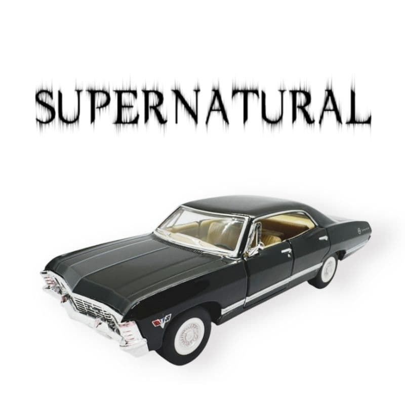 Miniatura Impala 1967 Supernatural 1:43 Carrinho Coleção Metal