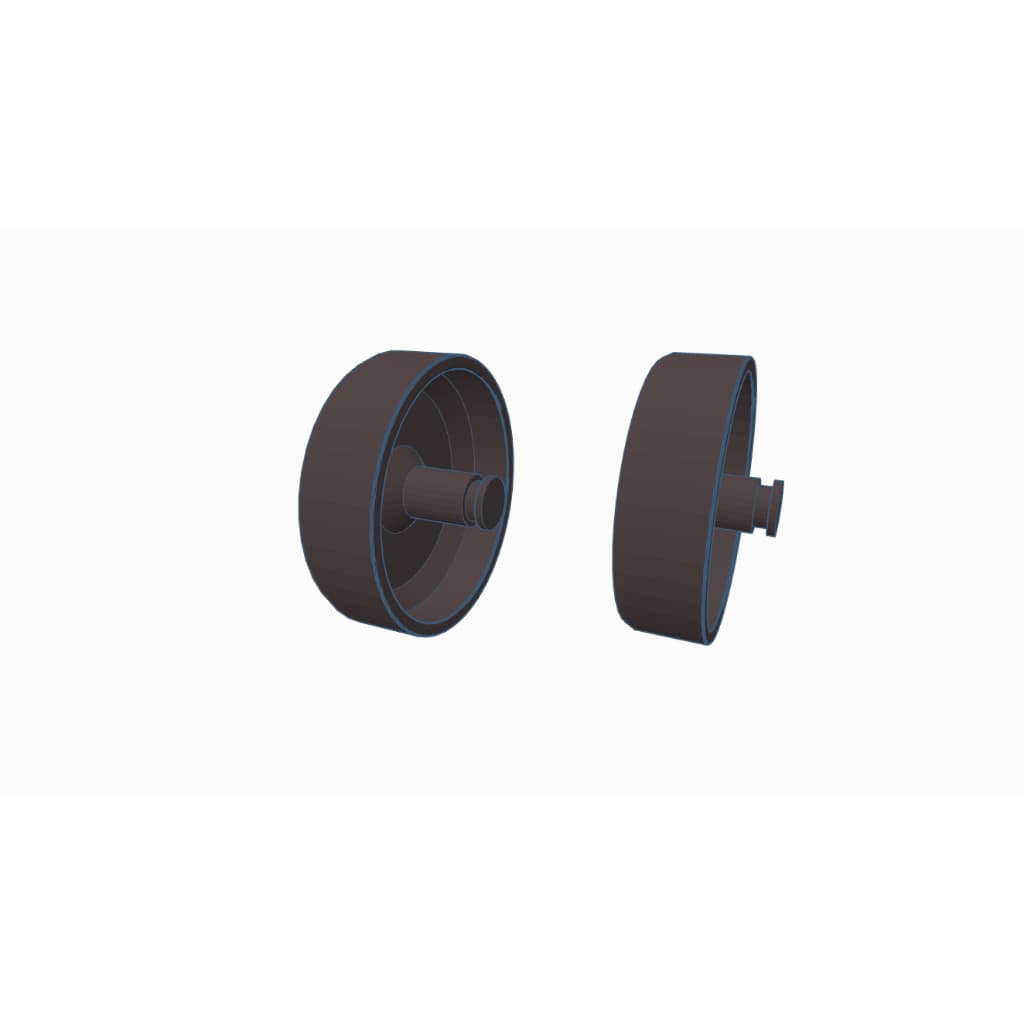 kit de rodas traseiras do Aspirador PHI PH1100 RAPID TURBO