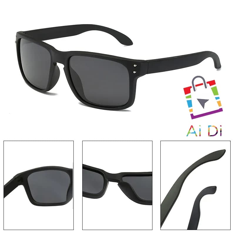 Óculos de Sol Antirreflexo com Proteção UV para Pesca e Direção - Modelo Quadrado Unissex.