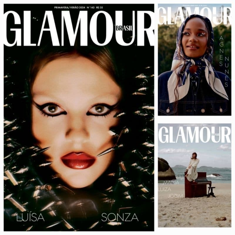Revista Glamour Edição 143 Setembro 2024 Luísa Sonza, Agnes Nunes e Maria Luiza Jobim