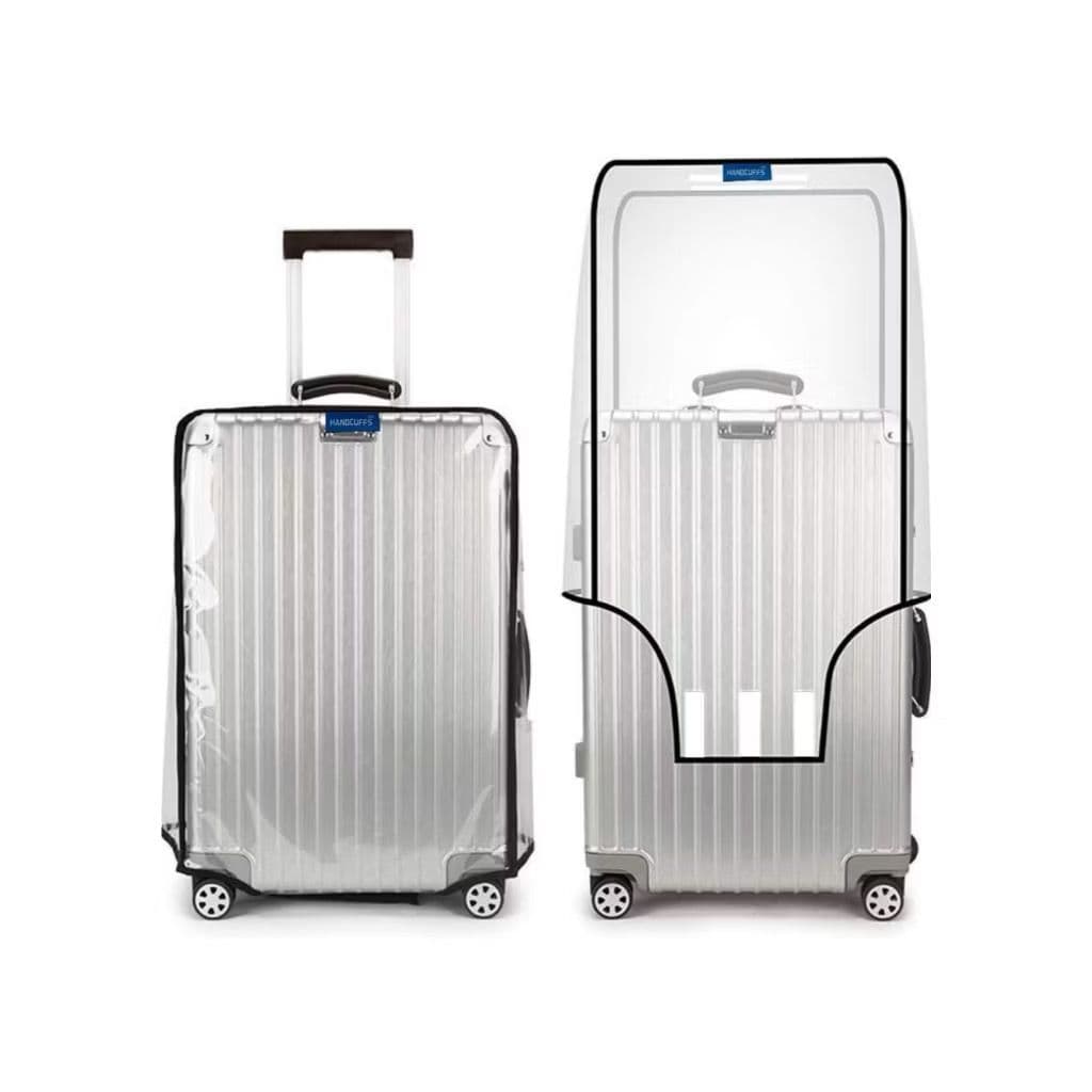 Capa De Mala Transparente Em Pvc À Prova D'água, Protetor De Viagem Para Malas