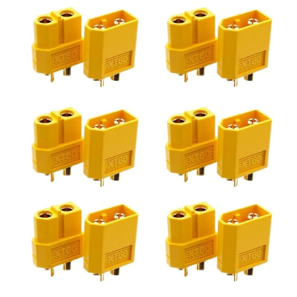 9572 - Plug Conector Xt60 Macho/Fêmea (par)