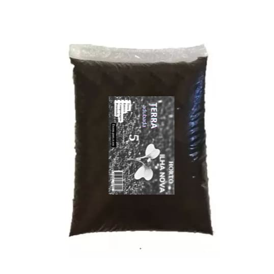 Terra Vegetal Adubada Orgânica Planta/vaso/jardim