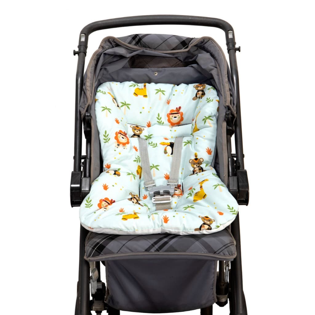 Capa De Carrinho Acolchoada Várias Cores e Estampas - Super Macia e Confortável para o seu Bebê.