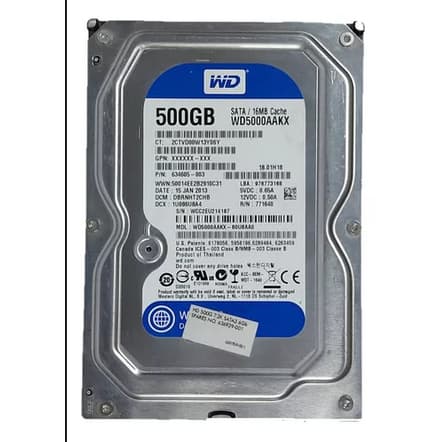 Hd 500 Gb Sata Para Computador