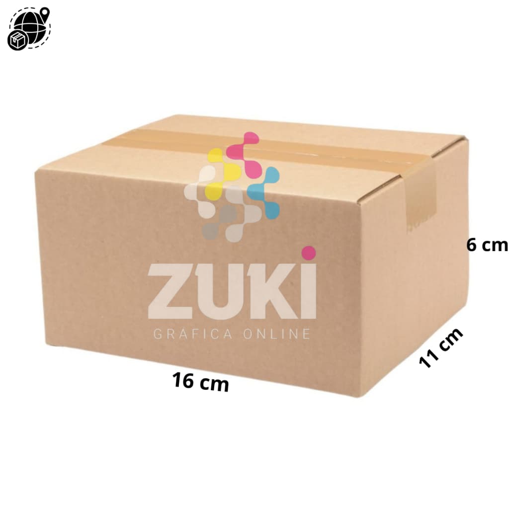 Kit 100 Embalagens Caixa De Papelão Correio Pequena Sedex 16x11x6