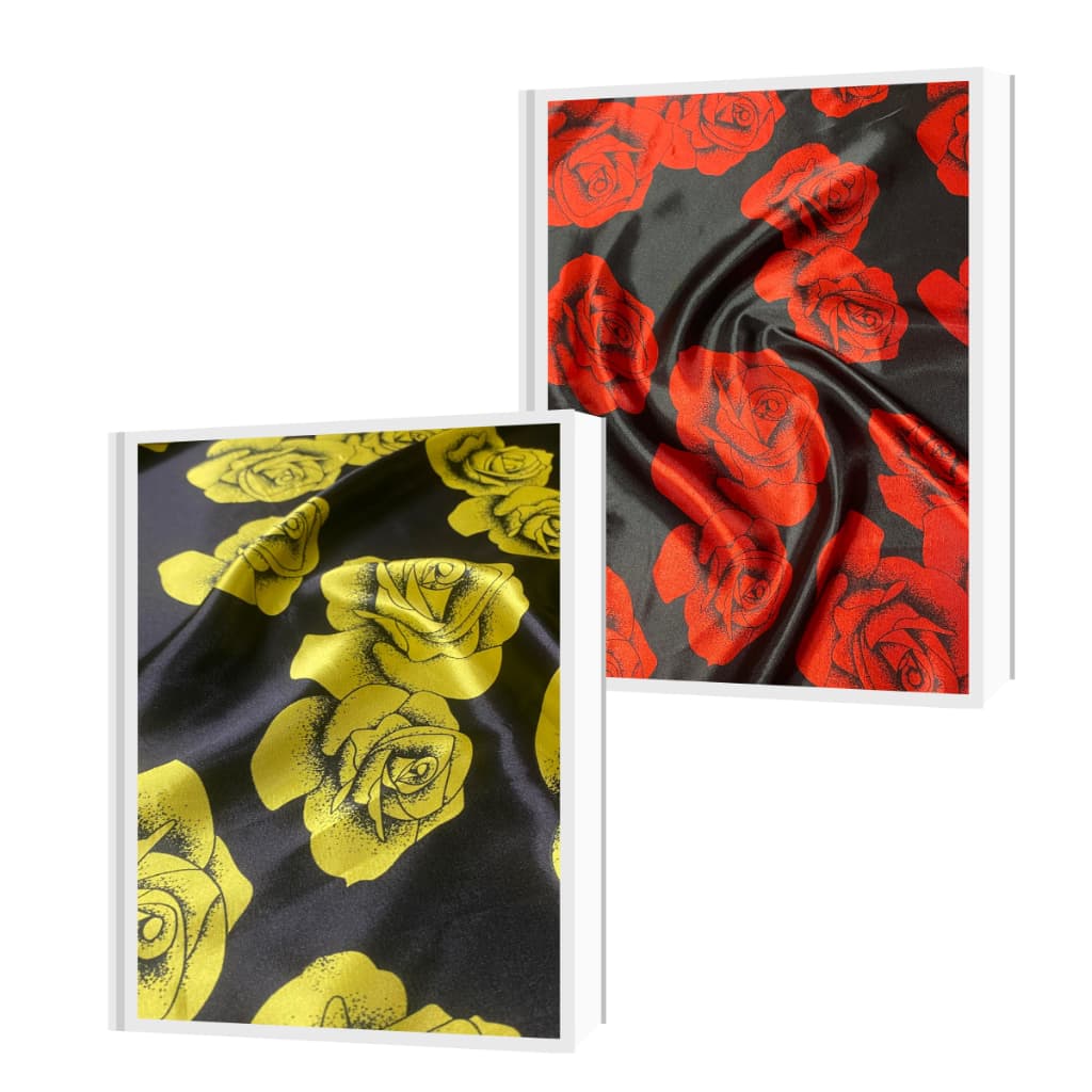 Tecido Cetim Floral Cigana Rosas 1,40m – Perfeito para Saia de Gira e Roupa Cigana