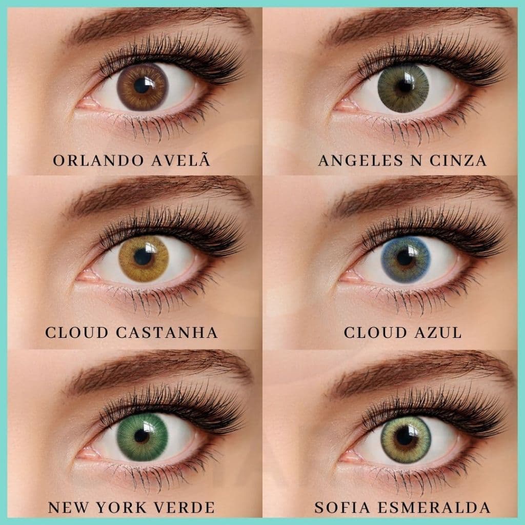 Lentes de Contato Coloridas Cosplay Universe Natural Anual - Sem Grau