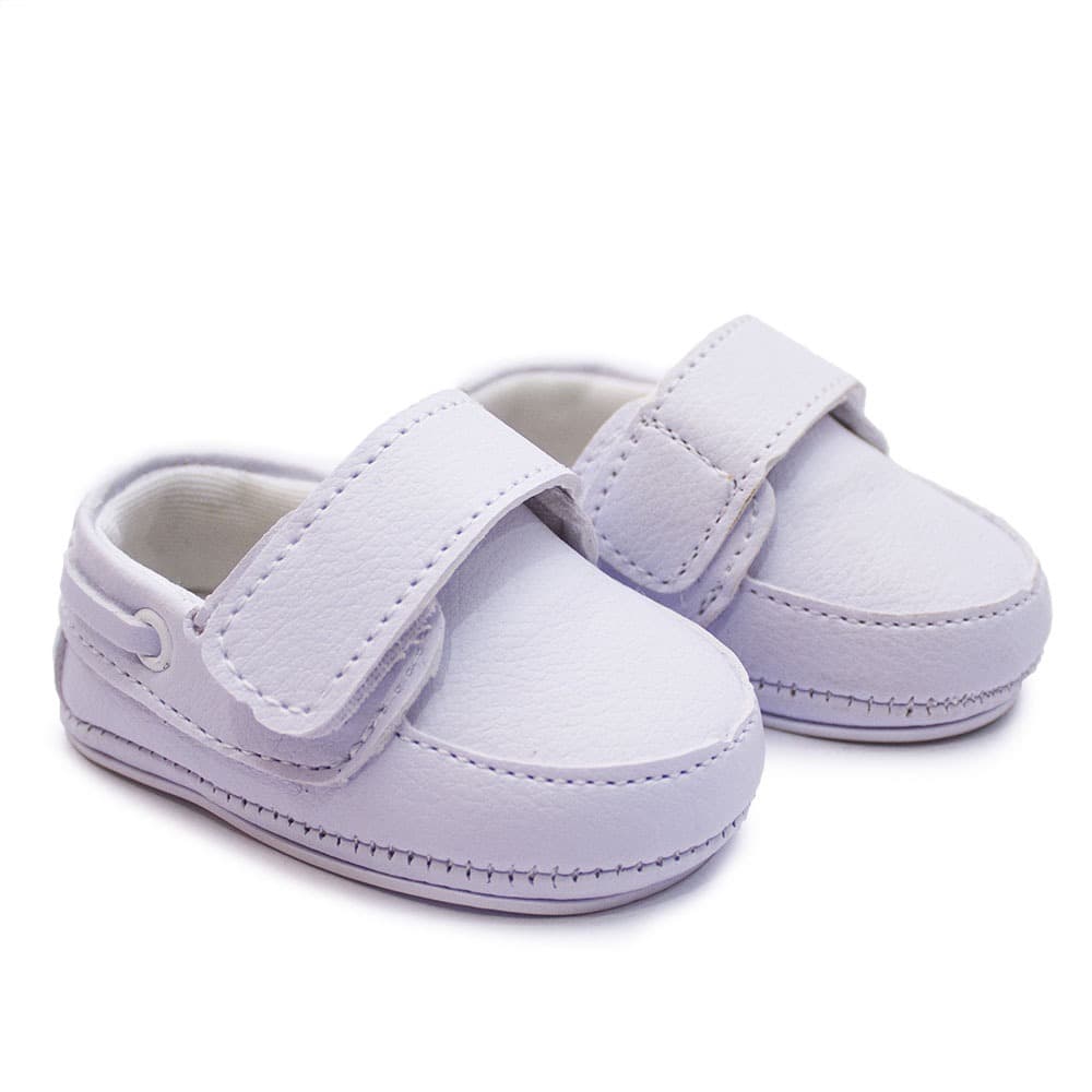 Sapatinho Mocassim Infantil Bebê Menino Casual Social Elegância e Conforto para Primeiros Passos Batizado Três Cores