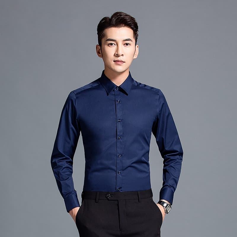 Camisa Social Masculina Manga longa Slim Fit