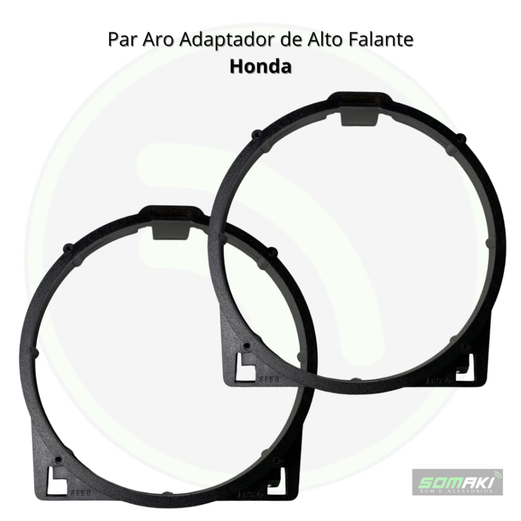 Par de Aro Adaptador para Alto falante Honda Civic ou Fiat