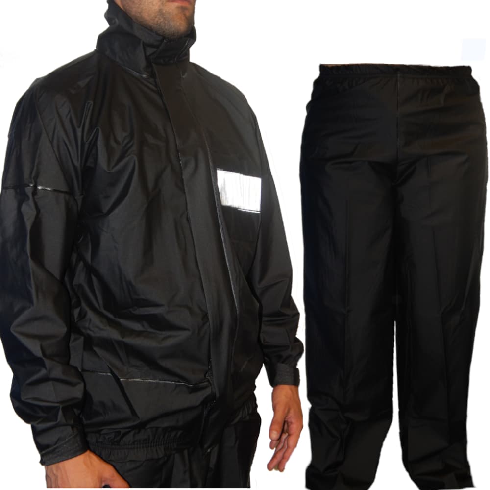 Capa De Chuva Impermeavel Aprova Dagua Conjunto Calça Jaqueta Semelhante ao Nylon
