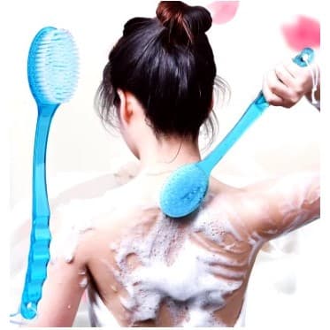Escova de Banho para as Costas Cerdas Macias Cabo Longo de acrilico