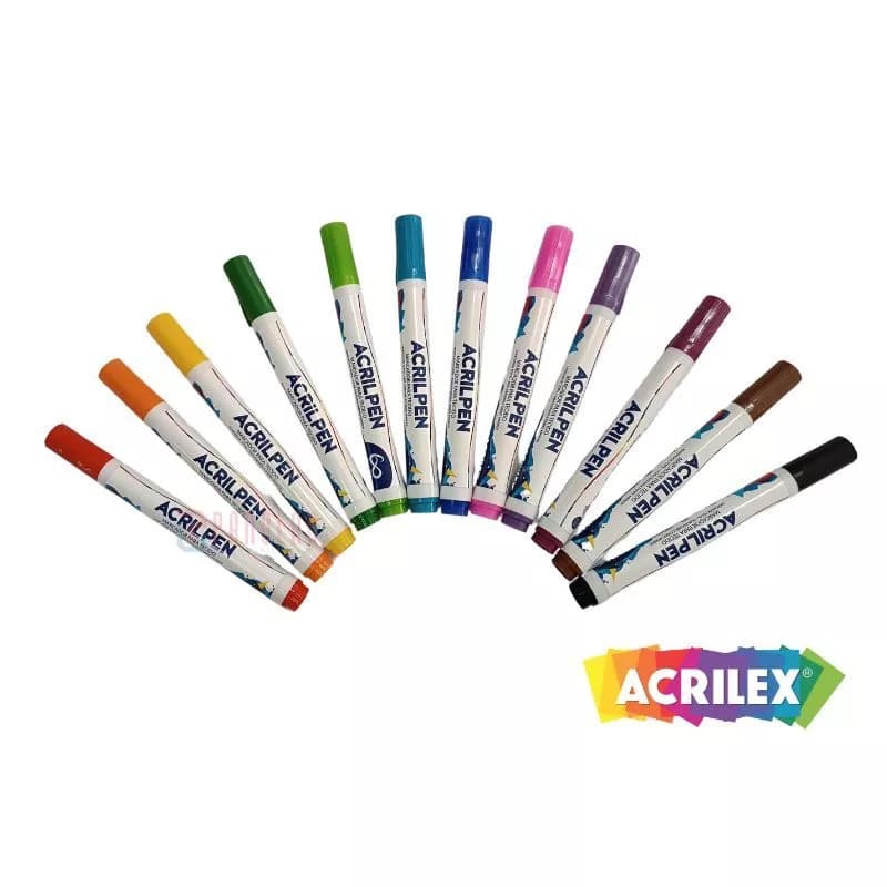 Acrilpen Caneta Para Tecido - Escolha a Cor - Acrilex