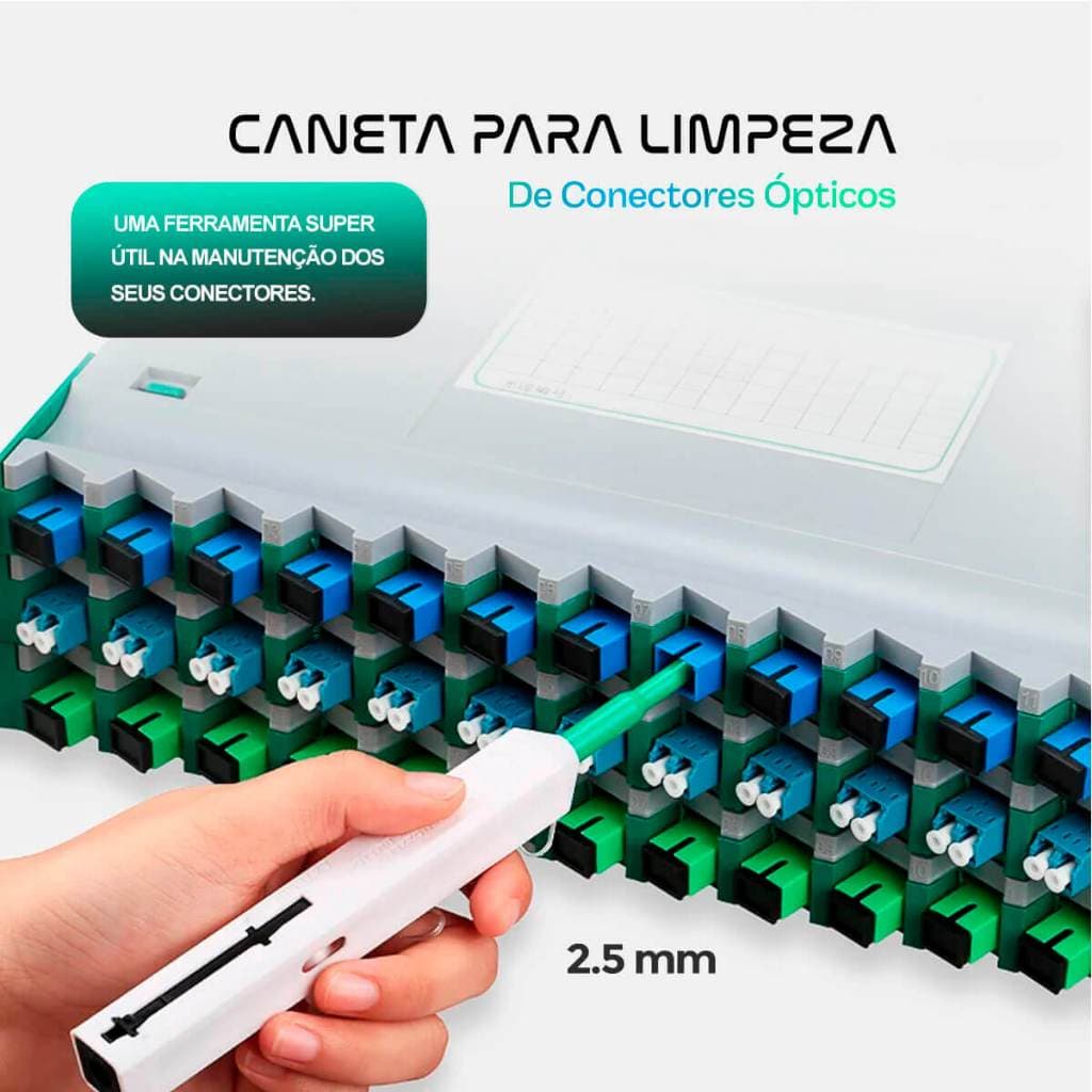 Caneta Cleaner Limpeza de Conector 2.5mm