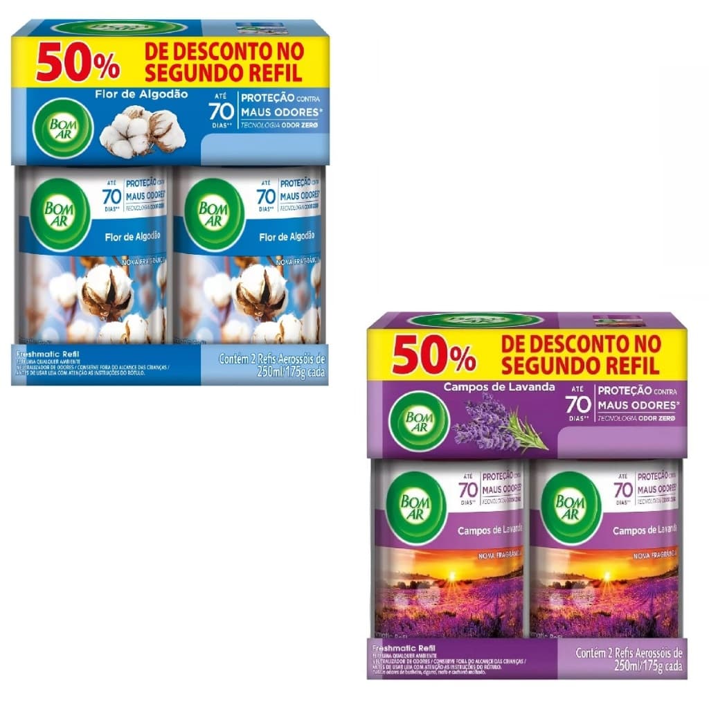 Bom Ar Freshmatic Spray Automático Refil 250ml