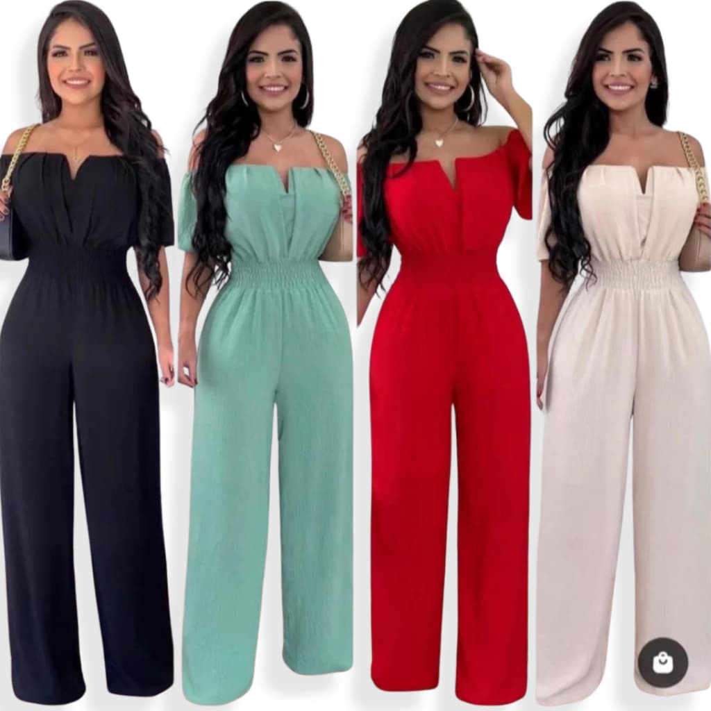 Macacão Pantalona Virginia: Conforto e Sofisticação com um Brinde Charmoso