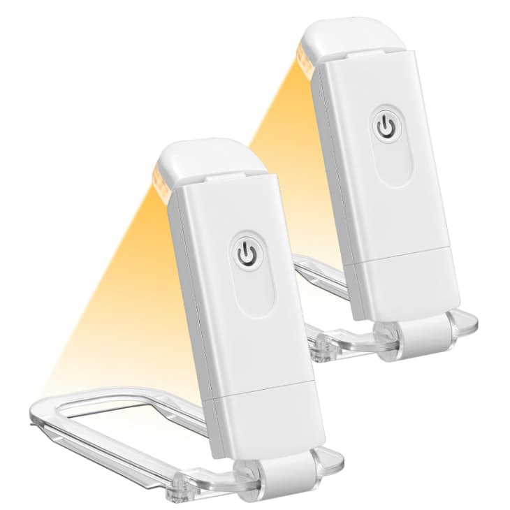 Luz De Leitura De Livros De Leds Brilho Ajustável USB Clip De Proteção Dos Olhos Portátil Bookmark Light