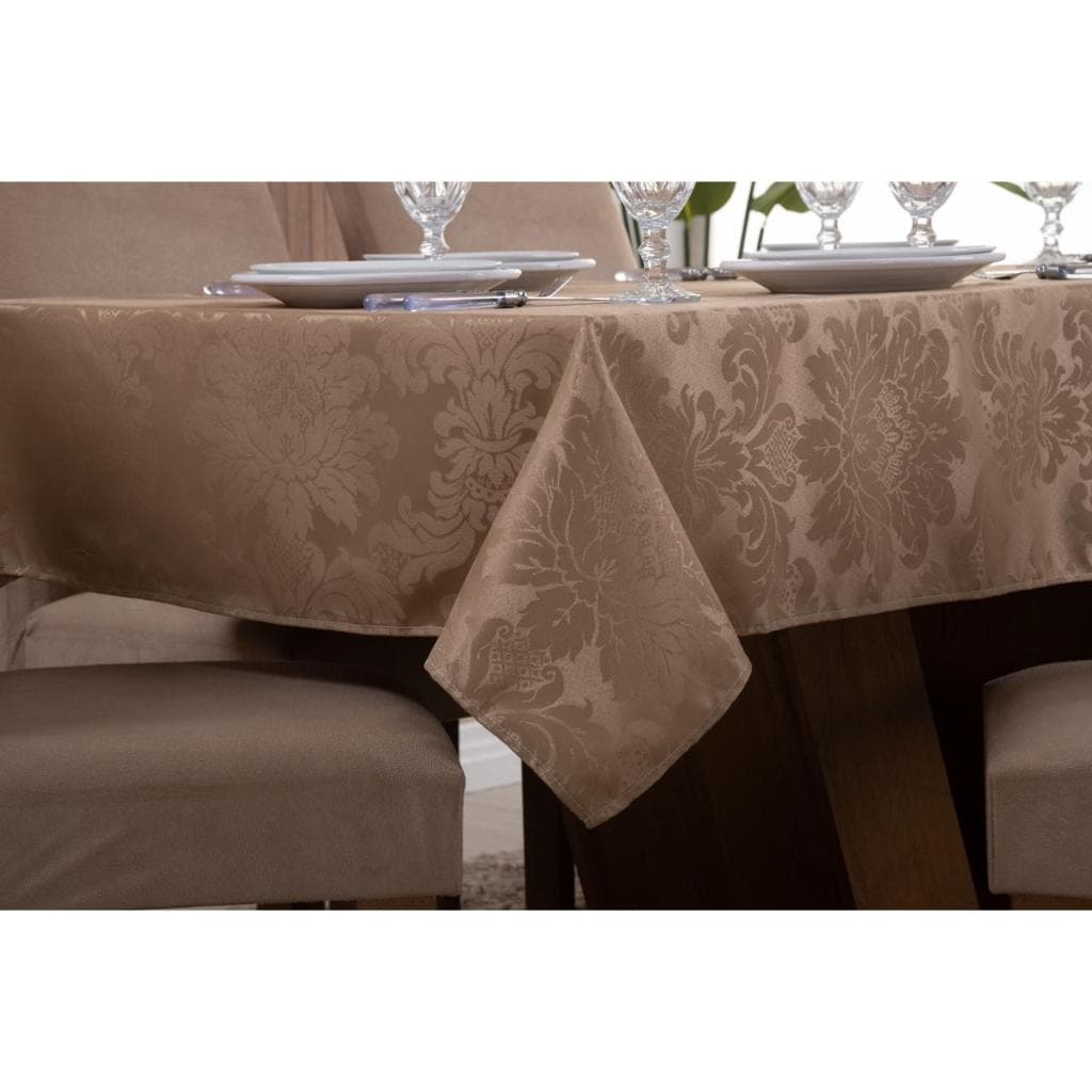 Toalha de Mesa em Jacquard Luxo para 4, 6, 8 e 10 lugares