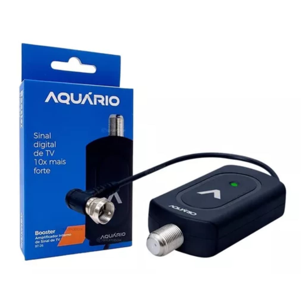 AMPLIFICADOR DE SINAL PARA TV INTERNO AQUÁRIO BT-26