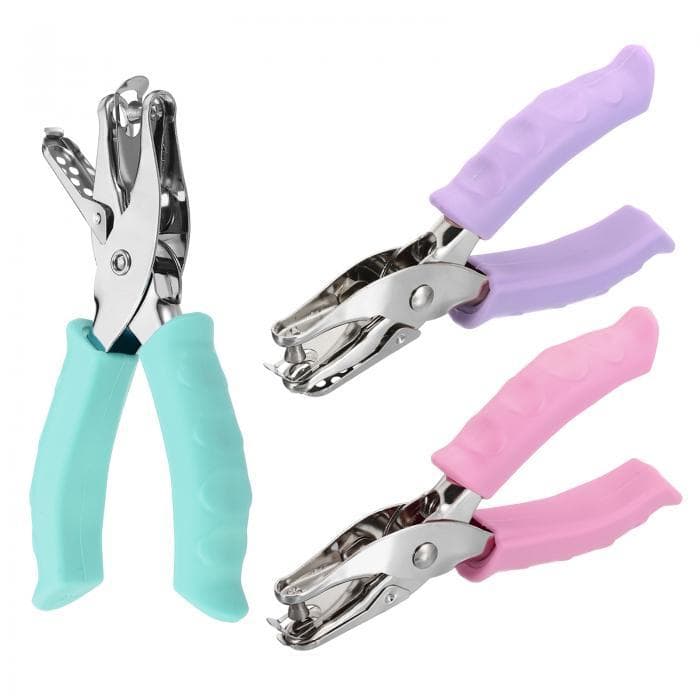 Perfurador Furador de Papel Alicate 1 Furo 6mm Soft Touch