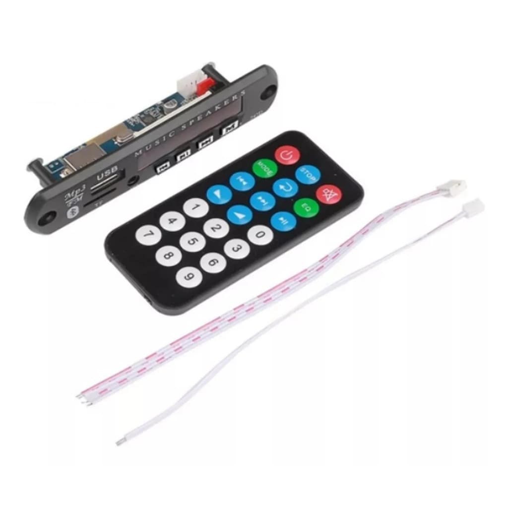 Placa Decodificadora Com Controle SD / USB / AUX / BLUETOOTH