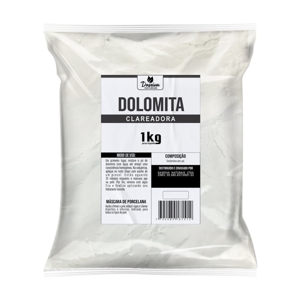 Dolomita Clareadora de Machas 1kg Daseiva Naturais