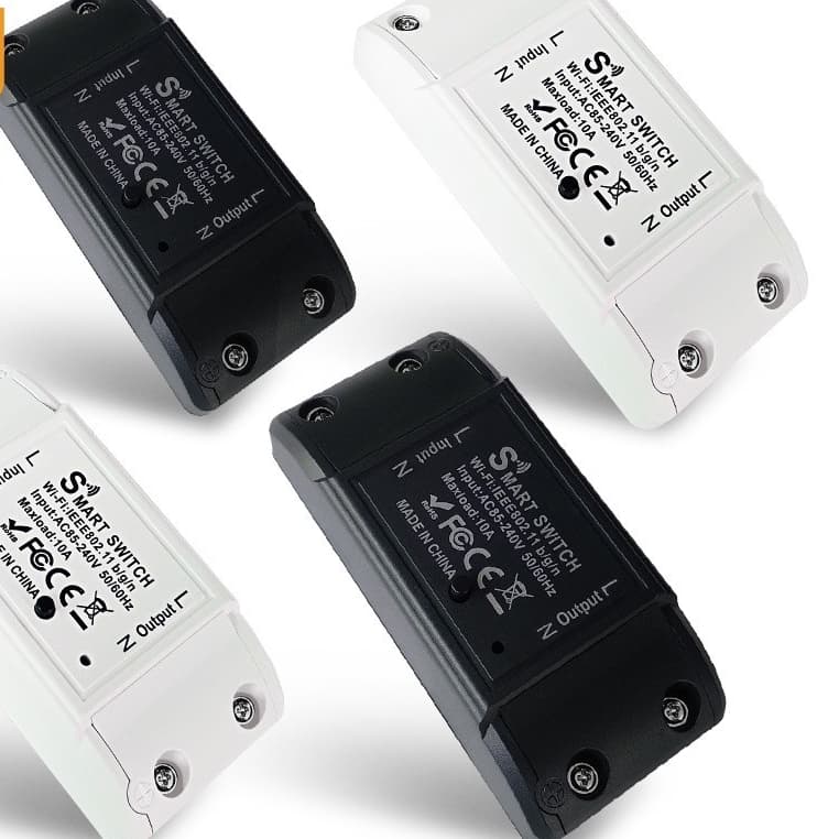 4pcs Interruptor Inteligente WiFi Smart switch Suporte eWeLink APP Amazon Alexa Google Home Controle De Voz